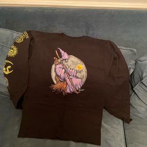 Small Vans Long-sleeve black t-shirt